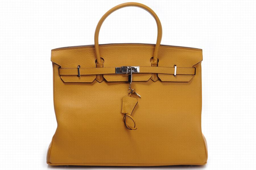 Hermes Handbags Birkin Litchi Cow Leather 40780 Yellow  Hermes Handbags Birkin Litchi Cow Leather 40780 Yellow